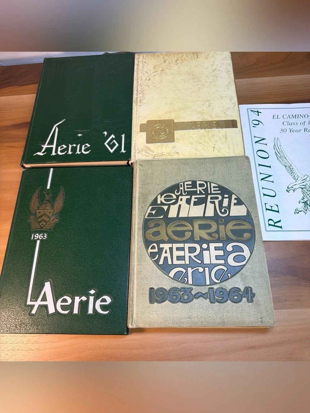 Lot Of 4 1961 - 1964 El Camino High School Yearbook Annual Sacramento California